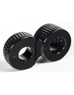 Ballstretcher Zizi Trainer Double Ring 25 mm Noir