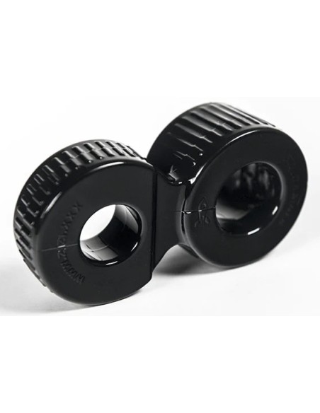 Ballstretcher Zizi Trainer Double Ring 25 mm Noir