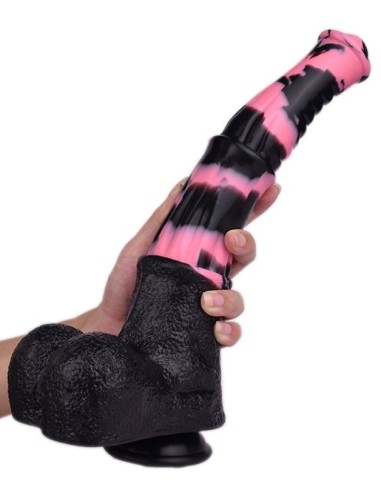 Gode Horse Tinulf M 19 x 5cm Noir-Rose