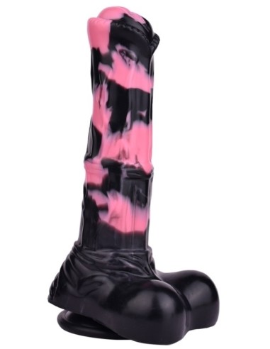 Gode Horse Hurulf S 18 x 4.7cm Noir-Rose