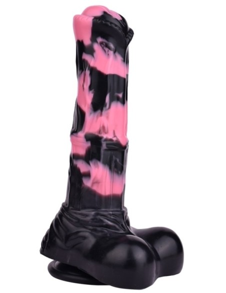 Gode Horse Hurulf S 18 x 4.7cm Noir-Rose Gode Horse Hurulf S 18 x 4.7cm Noir-Rose