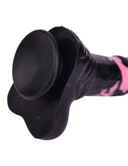 Gode Horse Hurulf S 18 x 4.7cm Noir-Rose Gode Horse Hurulf S 18 x 4.7cm Noir-Rose