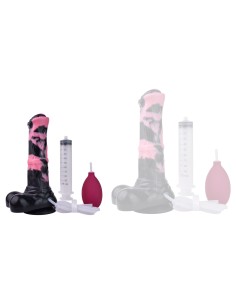 Gode Éjaculateur Hurulf Squirt S 18 x 4.7 cm Noir-Rose