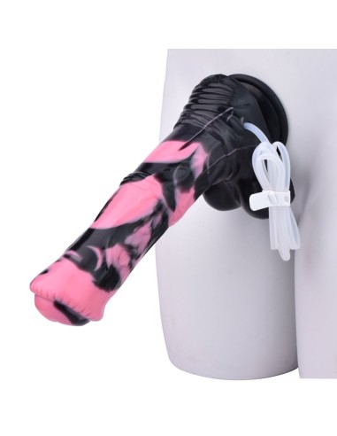 Gode Éjaculateur Hurulf Squirt L 31 x 8cm Noir-Rose