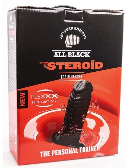Gode ABS11 The Personal Trainer All Black Steroïd 31 x 15cm Gode ABS11 The Personal Trainer All Black Steroïd 31 x 15cm
