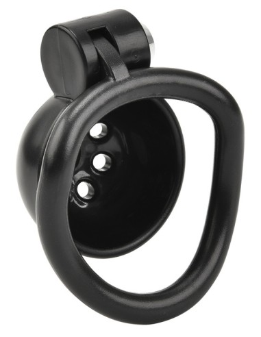 Cage Round Lock 4 x 3.5 cm Noire