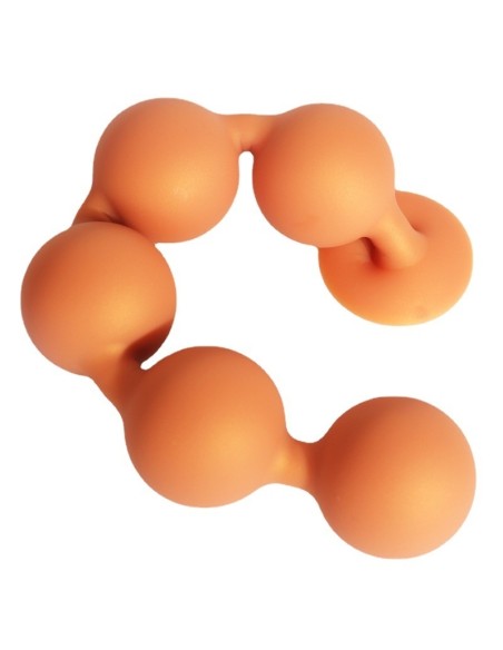 Boules anales Bulby Butt M 30 x 4.7 cm Orange