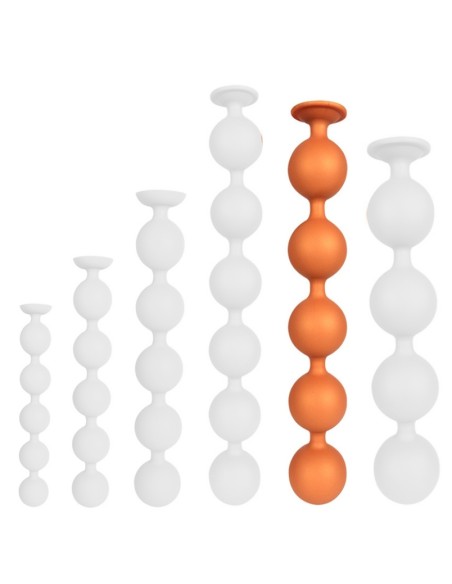 Boules anales Bulby Butt XXL 49 x 7.7 cm Orange Boules anales Bulby Butt XXL 49 x 7.7 cm Orange