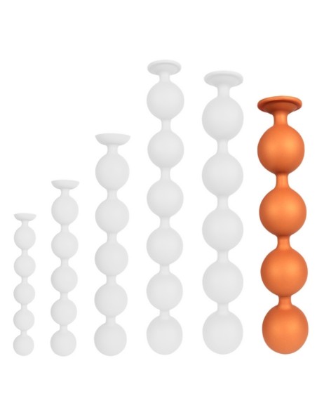 Boules anales Bulby Butt XXXL 45 x 8.7 cm Orange