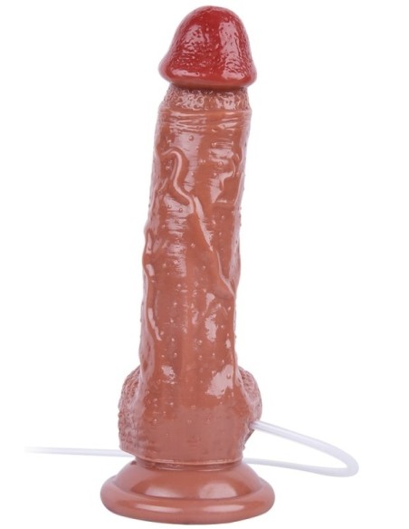 Gode Éjaculateur Softy Cum 14 x 3.5cm Marron