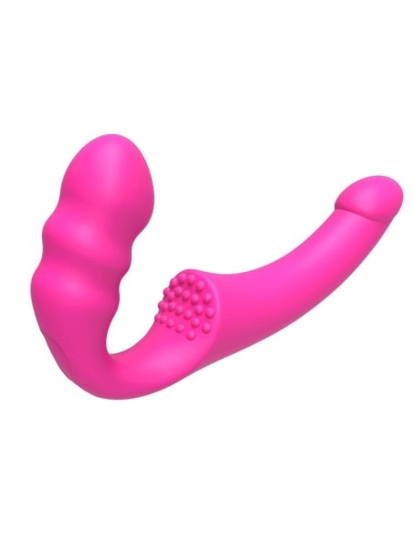 Vibro sans Harnais Pizzie 13 x 3.5cm Rose