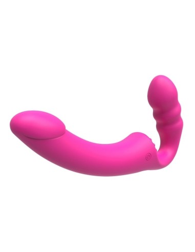 Vibro sans Harnais Pizzie 13 x 3.5cm Rose