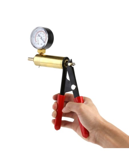 Poignée pour Pompe à Pénis avec Contrôleur ROUGE