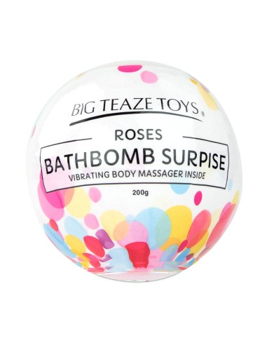 Bombe de bain moussante avec Vibro Parfum Rose