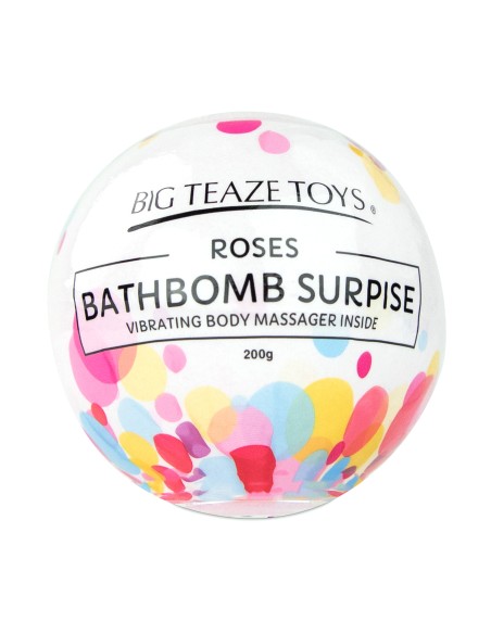 Bombe de bain moussante avec Vibro Parfum Rose
