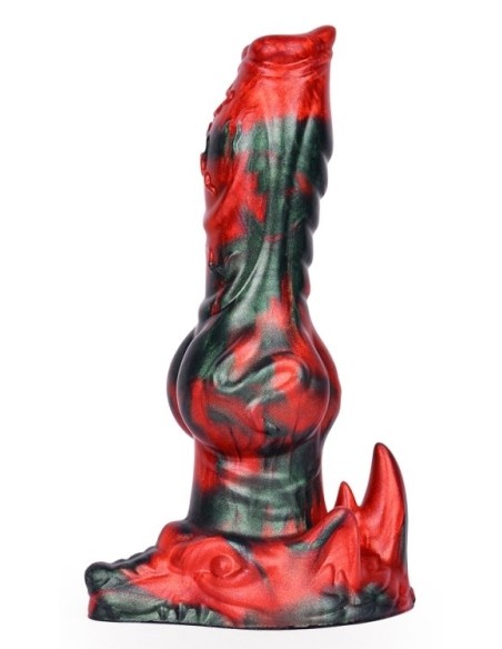 Gode AKORIX 17 x 6cm Noir et Rouge