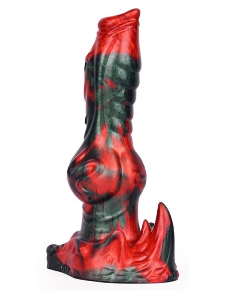 Gode AKORIX 17 x 6cm Noir et Rouge