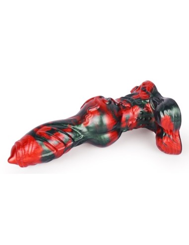 Gode Caliorix 20.5 x 7cm Noir et Rouge