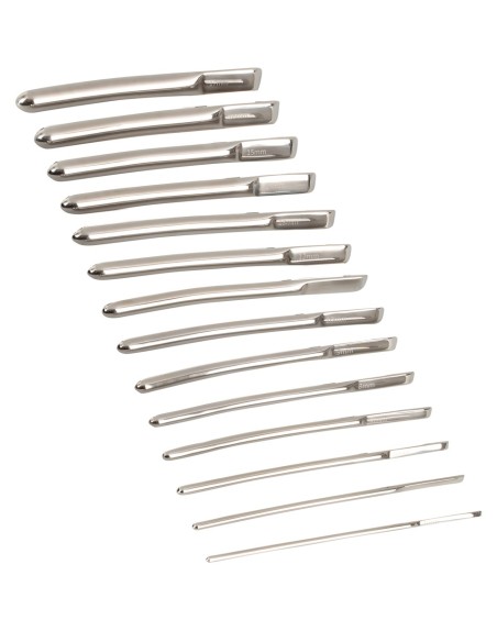 Kit de 14 Tiges d'urètre DILATOR PROGRESS 13.5 cm | Diamètre 4 à 17mm