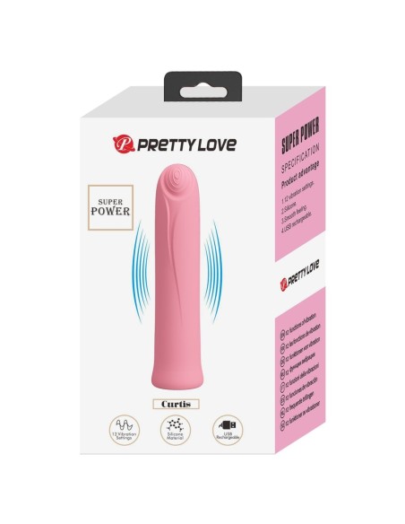 Mini-Vibro Curtis Pretty Love 10 x 2cm Rose