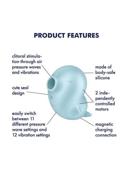 Stimulateur de Clitoris Sassy Seal Stimulateur de Clitoris Sassy Seal