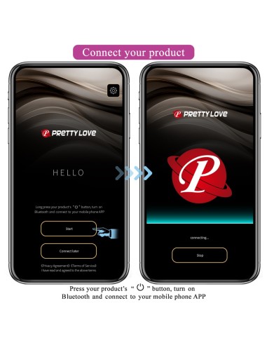 Plug Vibrant et Électro Connecté Jefferson 8 x 3.3cm