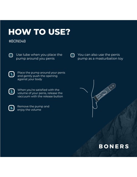 Pompe à pénis automatique Penis Auto Vacuum 19 x 6.5cm