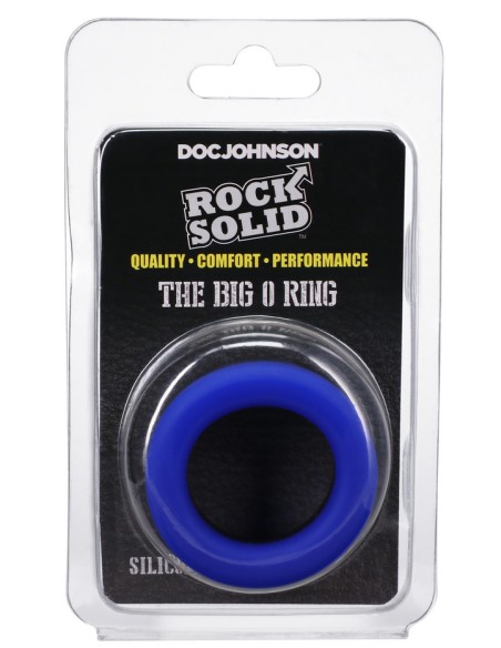 Cocking The Big O 32 mm Noir-Bleu - Cockrings Flexibles - 2