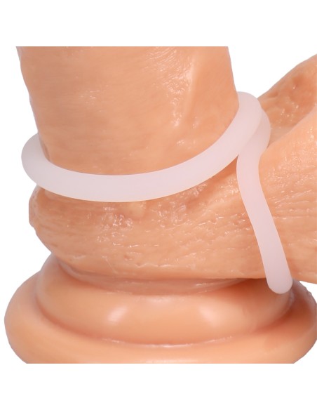 Lot de 3 Cockrings Tri-Pack Gasket Transparents