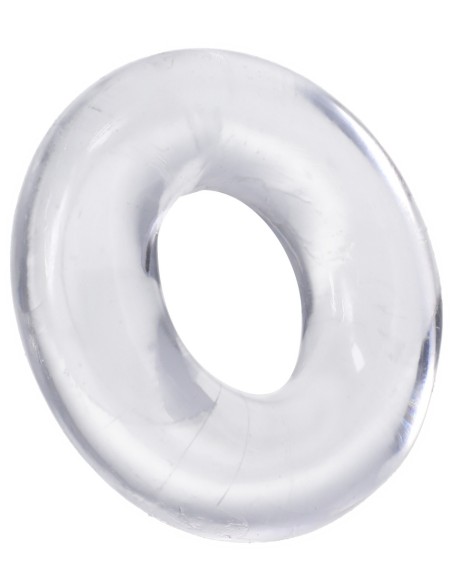 Cockring The Donut 3X 22 mm Transparent - Cockrings Flexibles - 3