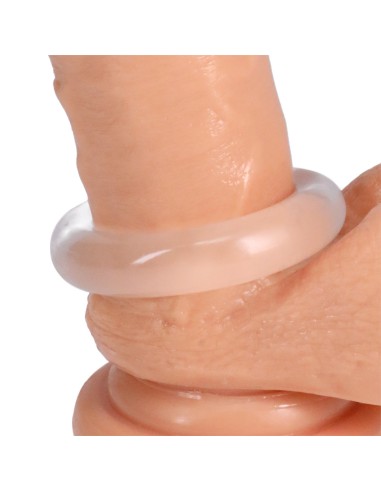 Cockring The Donut 3X 22 mm Transparent - Cockrings Flexibles - 6