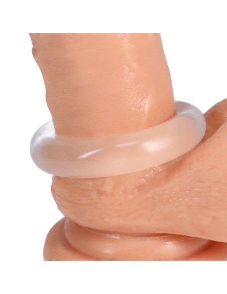 Cockring The Donut 3X 22 mm Transparent - Cockrings Flexibles - 6