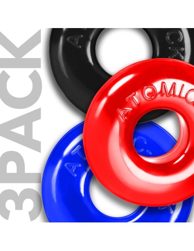 Lot de 3 Cockrings Ringer Max 20 mm Multicolores