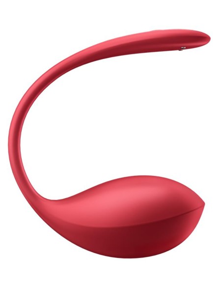 Oeuf Vibrant Sans Fil Connecté Shiny 8 x 4cm Rouge Oeuf Vibrant Sans Fil Connecté Shiny 8 x 4cm Rouge