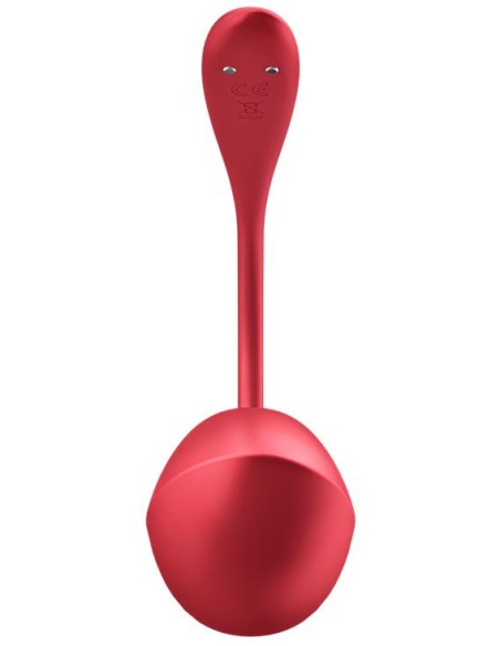 Oeuf Vibrant Sans Fil Connecté Shiny 8 x 4cm Rouge Oeuf Vibrant Sans Fil Connecté Shiny 8 x 4cm Rouge