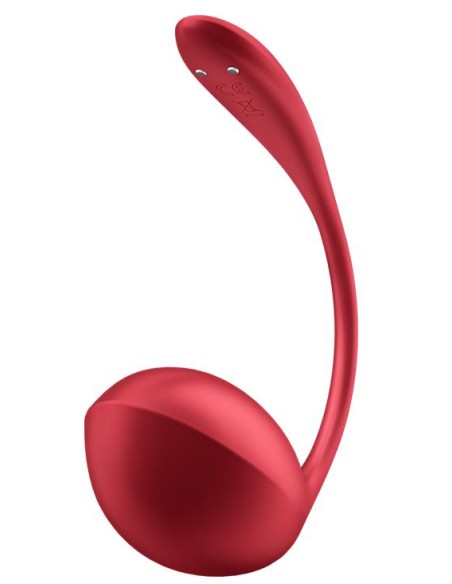 Oeuf Vibrant Sans Fil Connecté Shiny 8 x 4cm Rouge Oeuf Vibrant Sans Fil Connecté Shiny 8 x 4cm Rouge