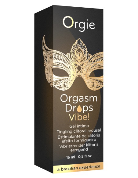 Gel Stimulant pour Clitoris Orgasm Drops Vibe 15ml