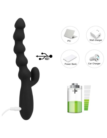 Stimulateur de Prostate Vibrant Drak Scales 15 x 2.8cm