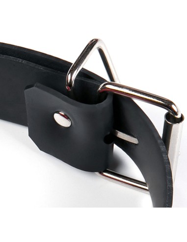 Bâillon en latex No More Noir