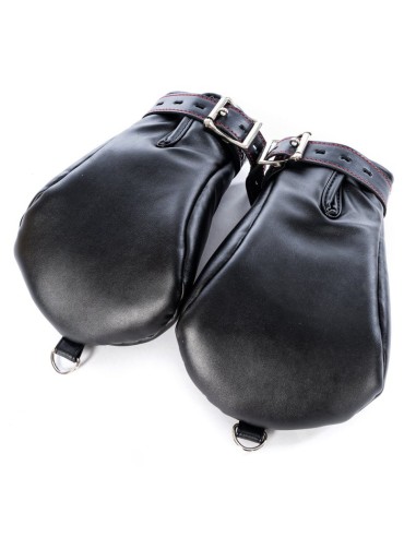 Mitaines Dog Paw Noir-Rouge