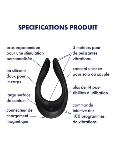 Satisfyer PARTNER Multifun 2 Noir