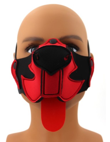 Museau Puppy Muz Noir-Rouge