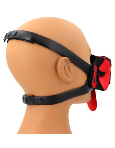 Museau Puppy Muz Noir-Rouge