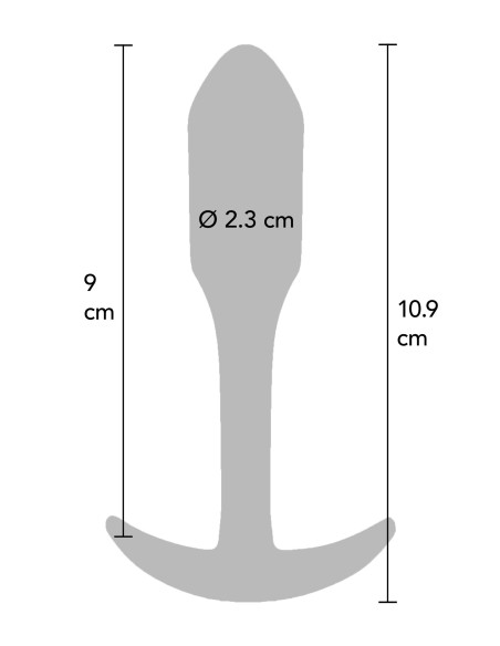 Plug anal Mini Smooth M 9.5 x 2.3cm Plug anal Mini Smooth M 9.5 x 2.3cm