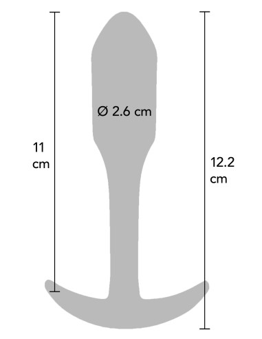 Plug anal Mini Smooth L 11 x 2.6cm