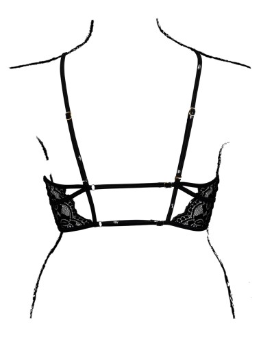 Soutien-gorge Triangle Ouvert Charma Noir