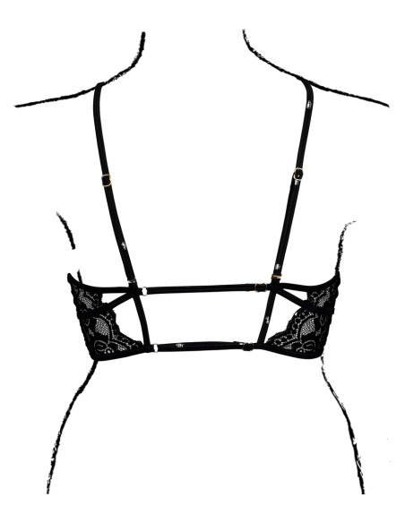 Soutien-gorge Triangle Ouvert Charma Noir