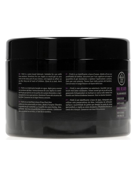 Crème relaxante Anal Relaxer 500 ml - Pot noir