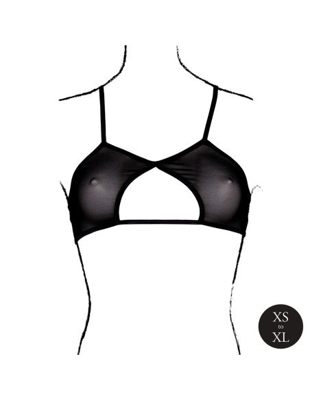 Soutien-Gorge Transparent Bravia Noir