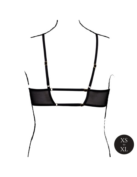 Soutien-Gorge Transparent Bravia Noir